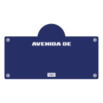 Placas de señalización personalizadas