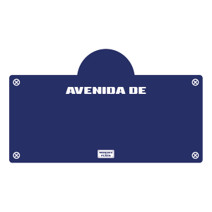 Placas de señalización personalizadas