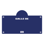 Placas de señalización personalizadas