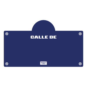 Placas de señalización personalizadas