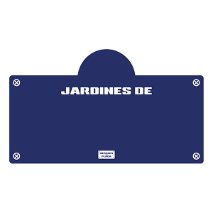 Placas de señalización personalizadas