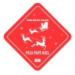 Por esta casa pasa Papá Noel